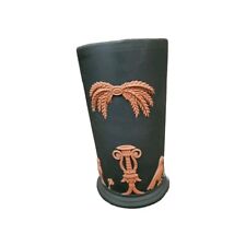 Wedgwood Terracotta on Black Jasperware Spill Vase picture