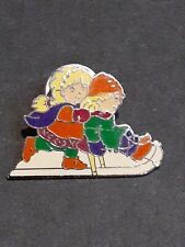 1994 LILLEHAMMER OLYMPIC PIN MASCOTS KRISTEN & HAKON SLED ADORABLE PIN LAPEL PIN picture