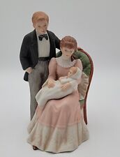 HOMCO Our Pride & Joy Porcelain Figurine Parents With Baby 7
