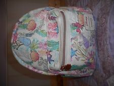 Loungefly Disney The Little Mermaid Under The Sea Mini Backpack flounder cream  picture