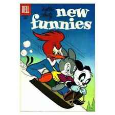 New Funnies #238 in Very Good minus condition. Dell comics [c| picture