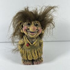 Vintage Nyform Troll Gnome w Ladybug Girl Grandma Norway picture