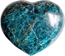 Mineralist Collection Blue Apatite Heart Palm 0.40-0.65 Pound,  picture