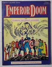 Avengers: EMPEROR DOOM, Marvel Graphic Novel #27, 1987 2nd print, VG-F picture