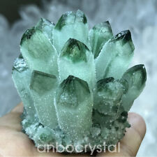 300g+ Green Crystal Natural Quartz Cluster Specimen Healing 1pc picture