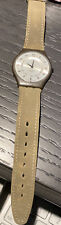 Vintage 1997 Swatch super thin  Skine Desertic SFC100 Watch new battery works- picture