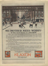 No Mother need worry if the auto horn is a Klaxon ad 1910 1st Ave & 18th St NYC picture