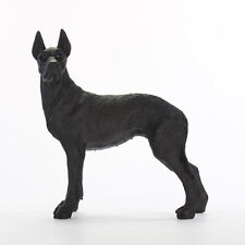Great Dane Figurine Hand Painted Statue Black picture