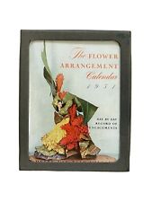 Helen Van Pelt Wilson 1951 Flower Arrangement Calendar In Box New Old Stock picture