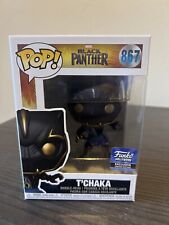 VAULTED HOLLYWOOD EXCLUSIVE T'Chaka Black Panther Funko Pop #867 Marvel Wakanda picture