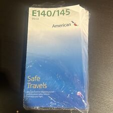 American Airlines ERJ-140/145 Safety Cards picture