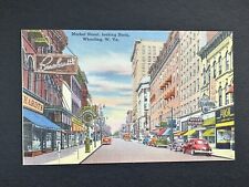 Postcard Market Street, looking North,Wheeling, West  Virginia R61 picture