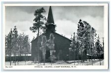 c1940's Typical Chapel Camp Mackall North Carolina NC Vintage Postcard picture
