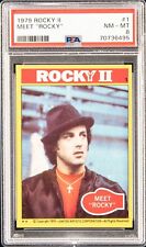 1979 Topps Rocky II #1 Meet Rocky Balboa Stallone Rookie PSA 8 NM-MT picture