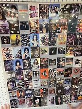 Kiss Trading Cards Series One 1 Silver Foil 90 Card Uncut Sheet Poster Size picture