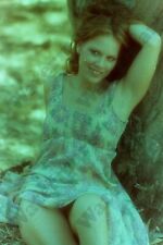 pretty woman curvy lingerie busty candid original 35mm film Negative Cg20 picture
