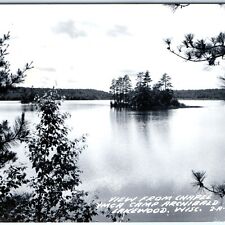 c1960s Lakewood, WI RPPC View Chapel YMCA Camp Archibald Real Photo Postcard A68 picture