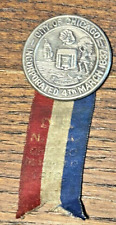 Antique Pin & Ribbon City Of Chicago Incorporated 4th March 1837 picture