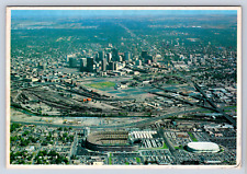 Vintage Postcard Denver Colorado Mile High Stadium McNichols Sports Arena picture