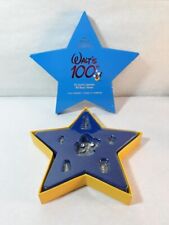 Vintage 2001 Walt Disney 100th Hallmark Keepsake Ornaments in Box SET OF 5 picture