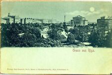 Latvia 1900's Gruss aus Riga Postcard Unused UDB picture
