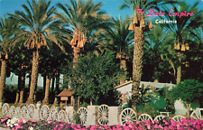 Indio CA, Coachella Valley Date Palm Tree Grove The Date Empire Vintage Postcard picture