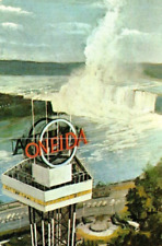 Niagara Falls ONEIDA TOWER POSTCARD 💥OBSERVATORY ONTARIO CANADA 💥 TRAVELTIME picture