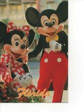 Postcard Disney Mickey Mouse Minnie Mouse Continental Size T6 picture