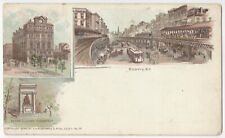 Bowery, New York, Souvenir Vintage Postcard picture