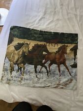 Vintage Western Horses Pillow Cases - Set of 2 picture