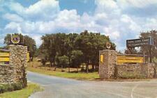Kerrville, TX Texas  ENTRANCE~TEXAS LION'S CAMP For Crippled Children  Postcard picture