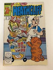 Vintage HEATHCLIFF #25  Marvel Comics Aug 1988 picture
