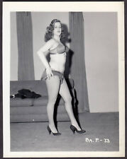 STRIPPER FETISH MODEL BARBARA PAULINE  IRV. KLAW VINTAGE ORIGINAL 4X5 1950'S #73 picture