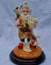VTG Santa's Magical Toyshop Figurine Christmas List Santa 1995 Cheryl Ann Elf 🎄 picture