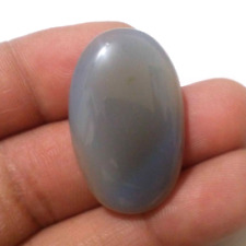 100% Natural Ultimate Grey Onyx Cabochon Oval 41.80 Crt Onyx Loose Gemstone picture