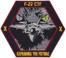 USAF 411th FLIGHT TEST SQUADRON F-22 COMBINED TEST FORCE – EXPANDING FUTUR PATCH picture