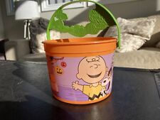 2016 McDonald's ITS THE GREAT PUMPKIN CHARLIE BROWN HALLOWEEN BUCKET PAIL 50 YRS picture