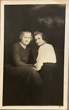 RPPC Two Pretty Young Ladies Antique Real Photo Postcard c1920 picture