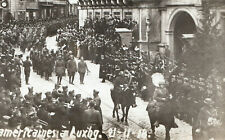 World War 1 US Army AEF Entering Luxembourg Real Photo Postcard Rppc picture