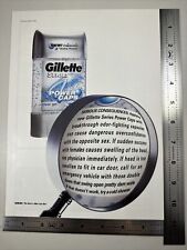 2003 Gillette Series Deodorant Power Caps Clear Gel Ad Hygiene Men Dating Women picture