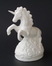 Vintage Flambro Unicorn Fantasy Figurine Statue White Porcelain picture