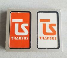 Vtg 1980s Transus Freight Trucking Company USA trading Playind Card Decks *NEW* picture