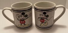 Disney Mickey Mouse Coffee Tea Set of 2 Mugs By Gibson 12 oz picture