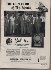 1956 Vintage Ad H&R Rifles Gun Club of Month Pittsburgh picture