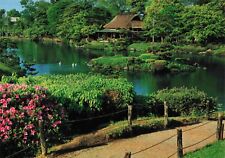 Suizenji Park Japanese Postcard - Zyojuen Kumamoto Pond Vtg #44 picture