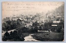 J87/ Rayland Ohio Postcard c1910 Railroad Depot Steubenville 988 picture