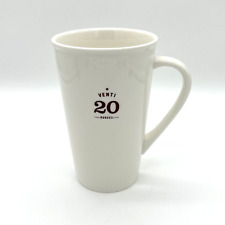 2010 Starbucks Venti 20oz White Tall Ceramic Coffee Latte Tea Mug Cup picture