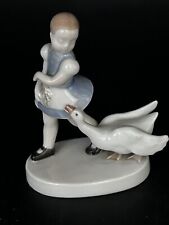 ROSENTHAL SELB Girl and Goose porcelain figurine #1305 multicolor  picture