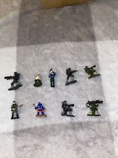 Lot of 9  Miniatures Military Figures picture