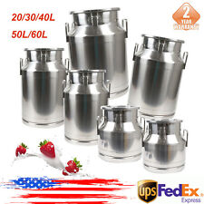 12/20L/30L/40L/50L/60L Milk Can Pail Bucket Barrel Canister Stainless Thickness picture